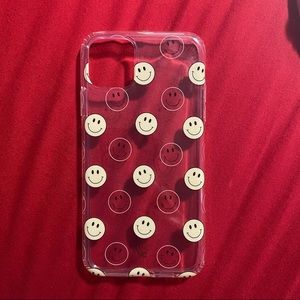 velvet caviar smiley clear case
